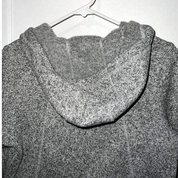 The North Face gray sweater fleece full-zip jacket size S - Picture 4 of 6